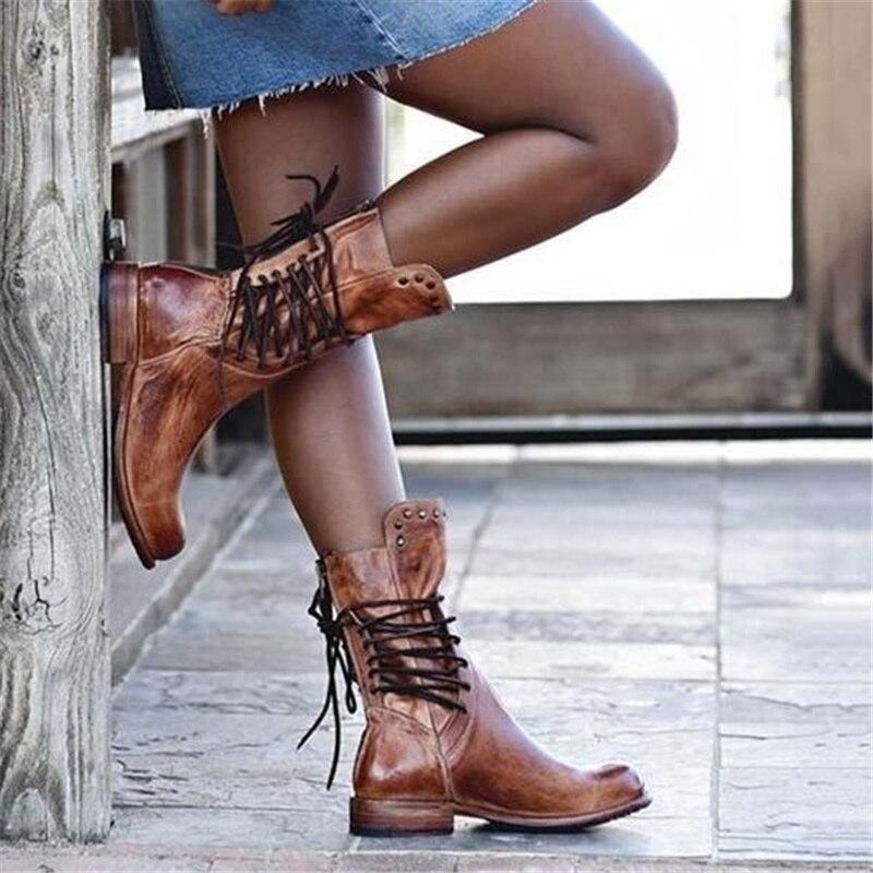 Linda | Scarpe stringate di colore cognac