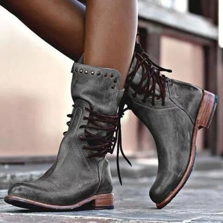 Linda | Scarpe stringate di colore cognac