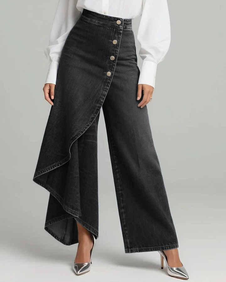 Audrey™ | Pantaloni in denim con nodo