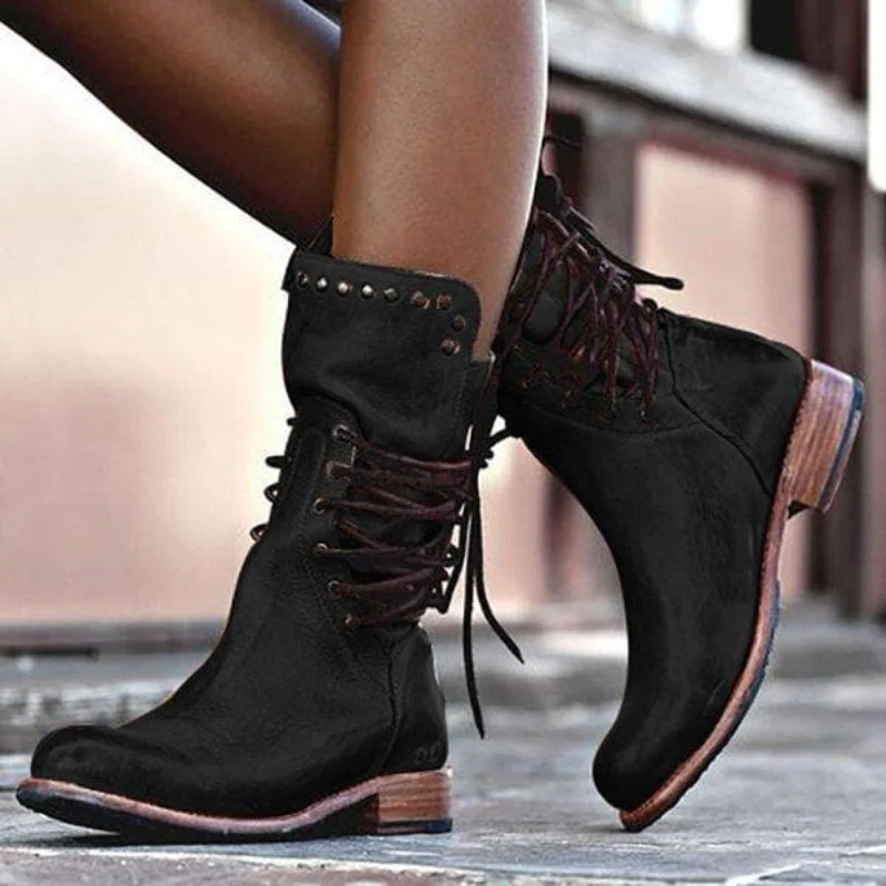 Linda | Scarpe stringate di colore cognac