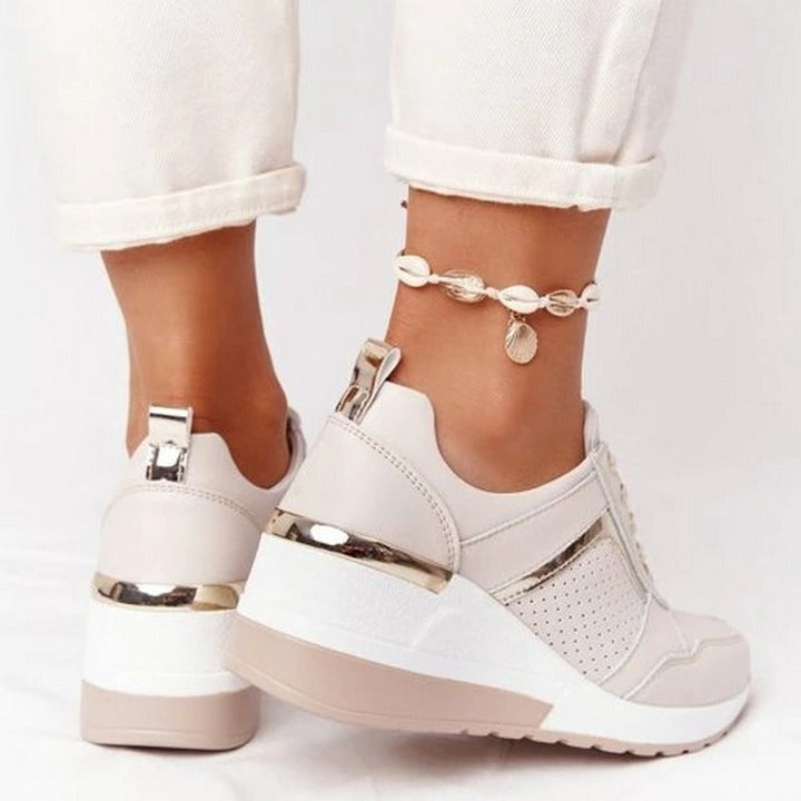 Lorelei | Scarpe sportive di lusso con tacco in iuta