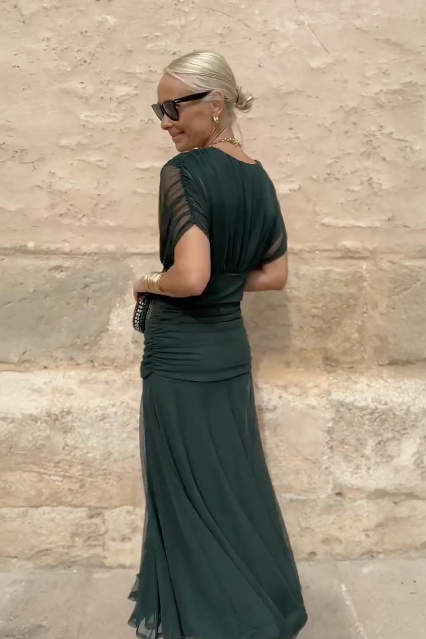 Abito Elegante in Seta Santana - Maison Claire e Sylvie