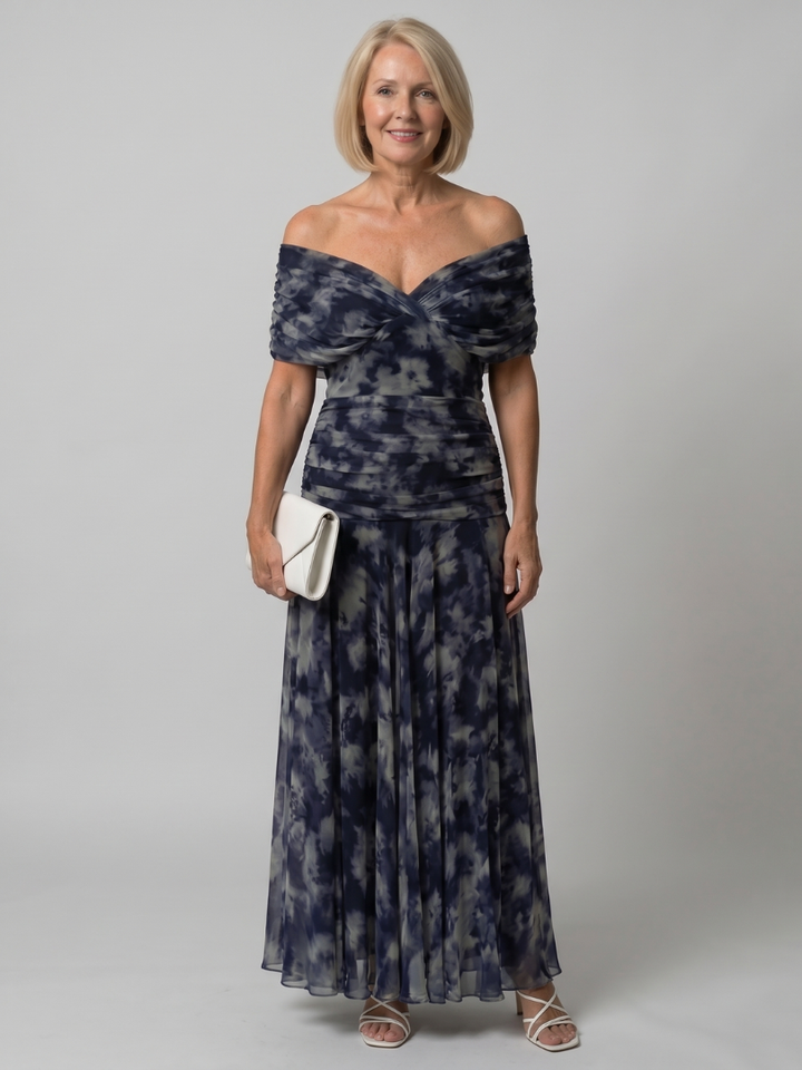 Calen | Abito Midi Off Shoulder