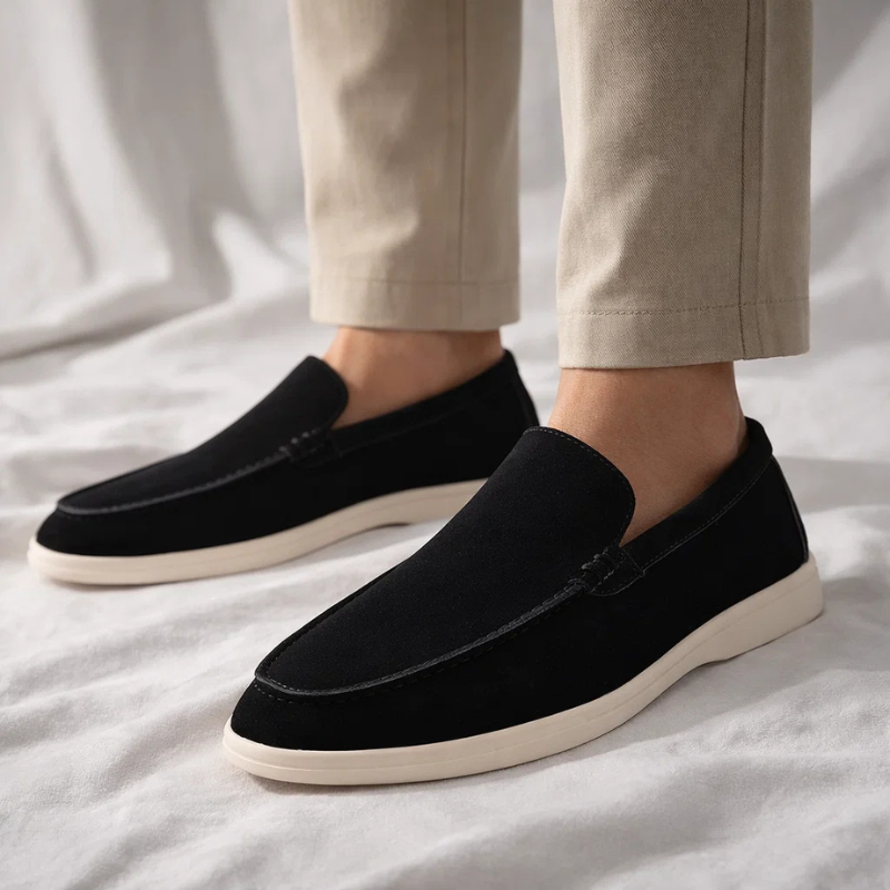 Mocassini in Suede Beckham