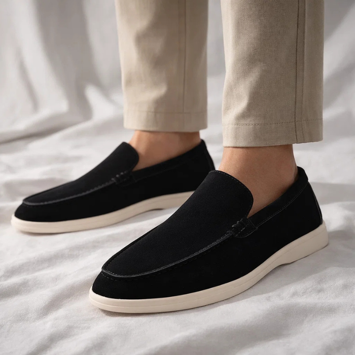 Mocassini in Suede Beckham