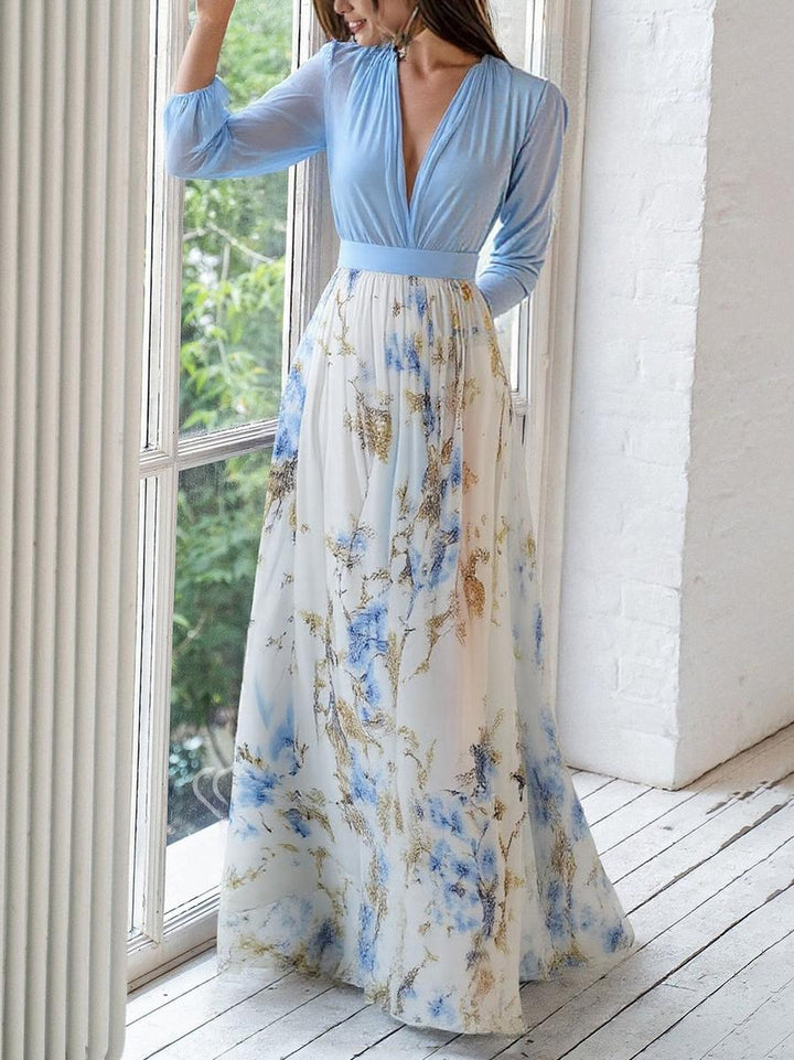 Abito Maxi Floreale Pénélope | Eleganza Eterna di Maison Claire e Sylvie