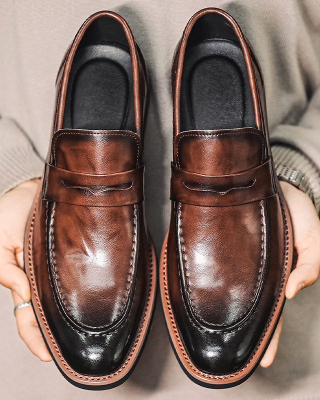 Hamilton - Mocassino in pelle