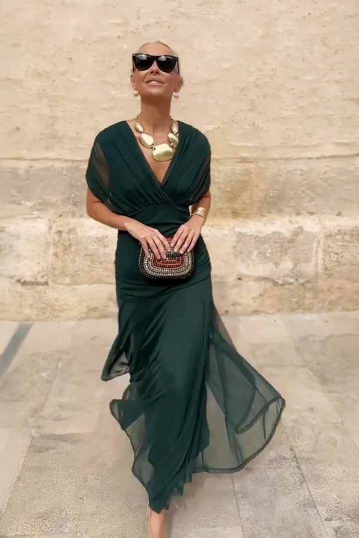 Abito Elegante in Seta Santana - Maison Claire e Sylvie