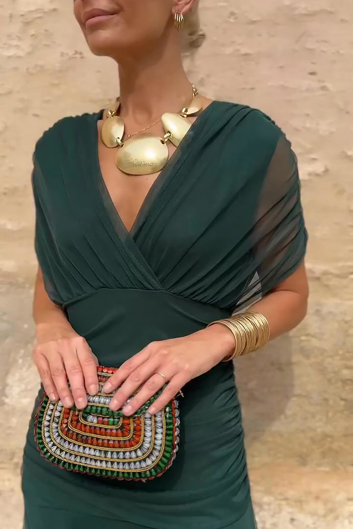 Abito Elegante in Seta Santana - Maison Claire e Sylvie
