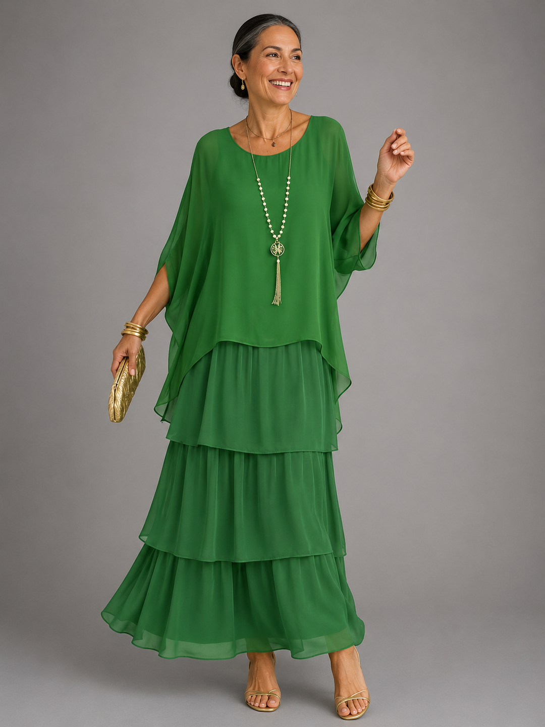 Lara™ | Elegante Abito Maxi Fluttuante