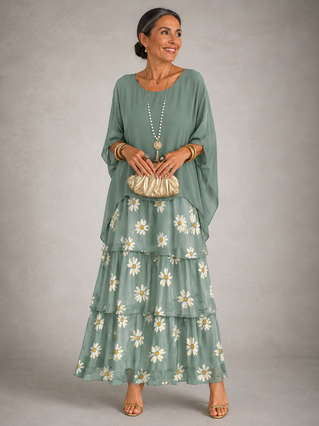Lara™ | Elegante Abito Maxi Fluttuante
