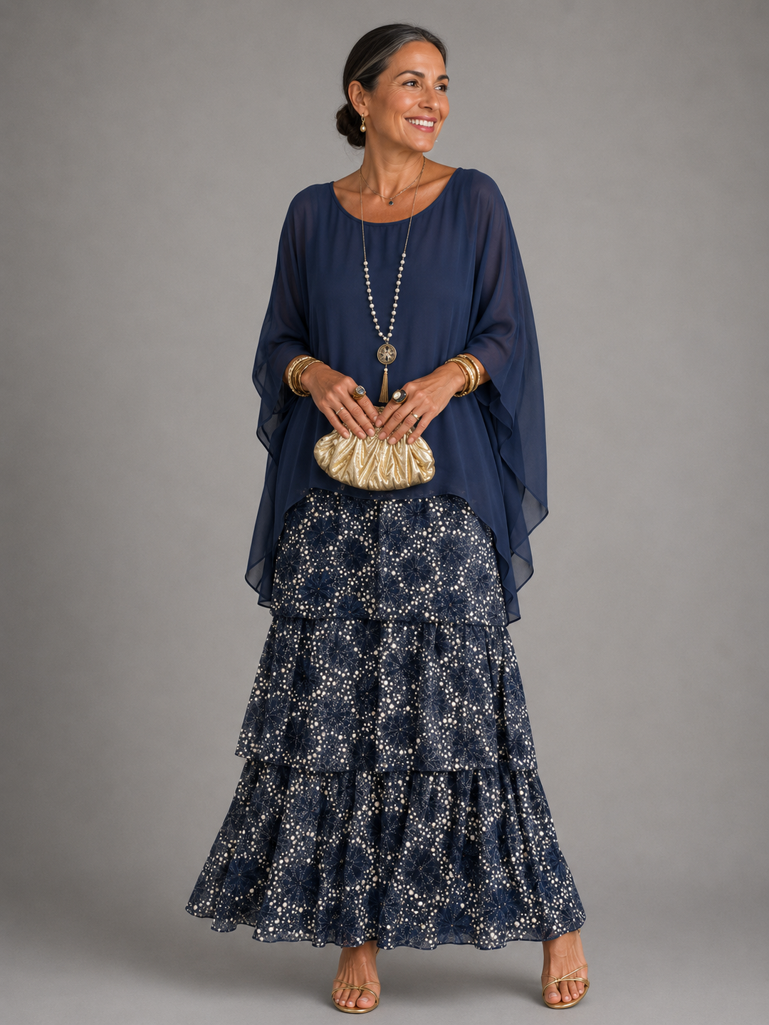 Lara™ | Elegante Abito Maxi Fluttuante