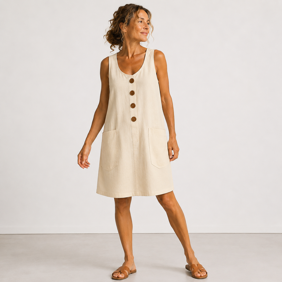 Maud - Abito in cotone e lino