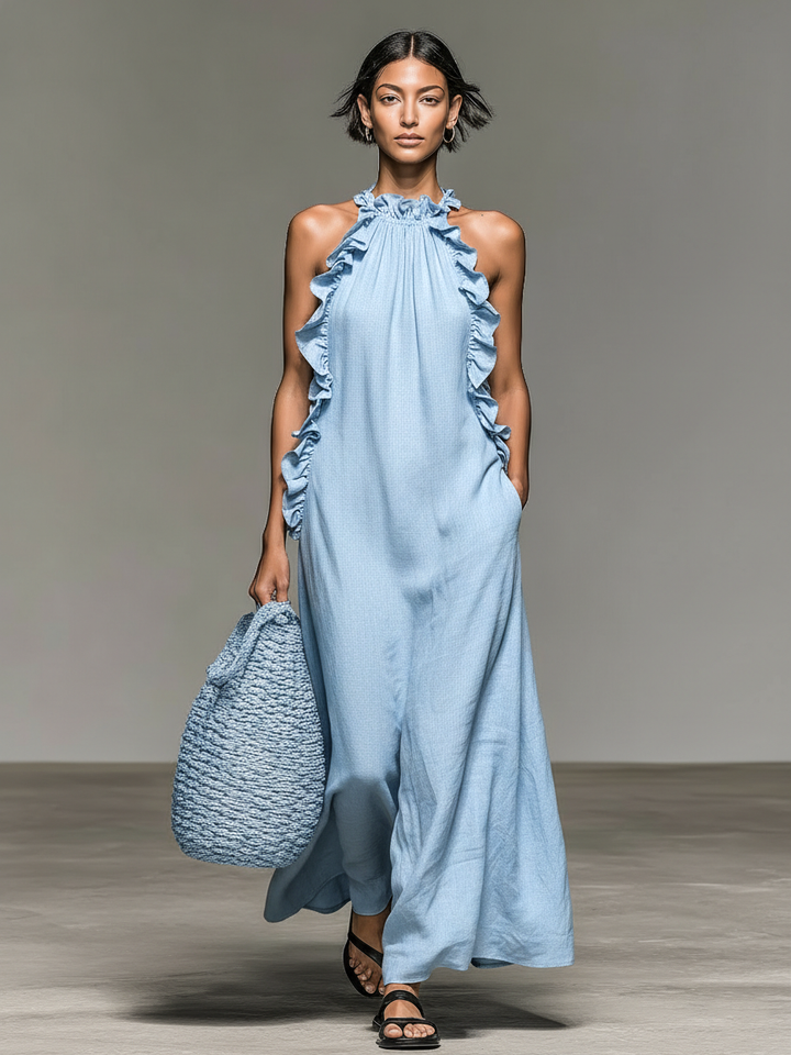 Lua | Abito Maxi con Tasche