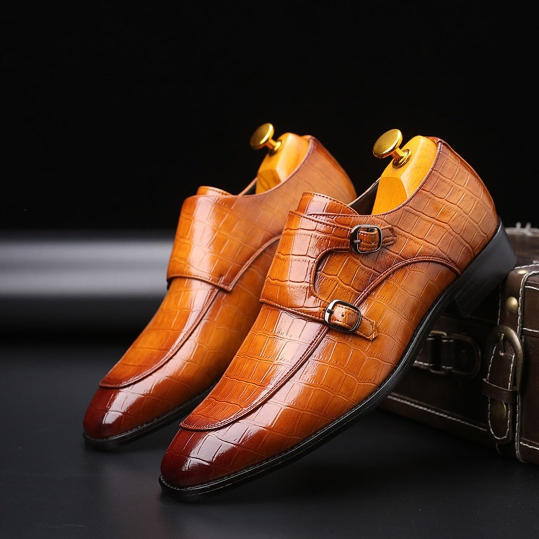 Scarpe in Pelle Texturizzata