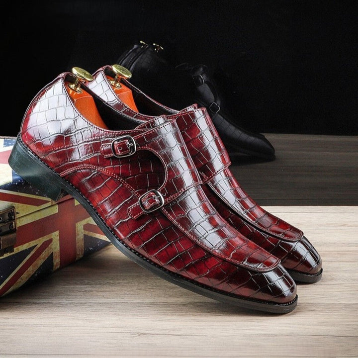 Scarpe in Pelle Texturizzata