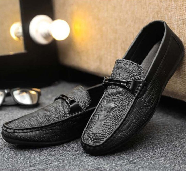 Mocassini Raven Croc