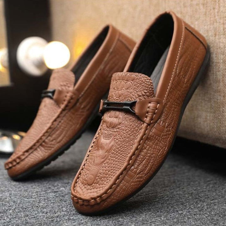 Mocassini Raven Croc