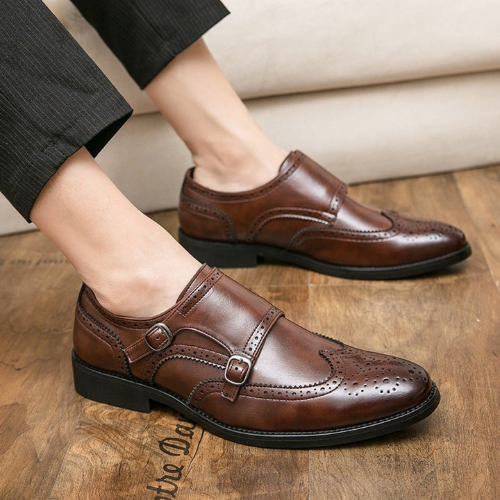 Scarpe Eleganti con Doppia Cinghia