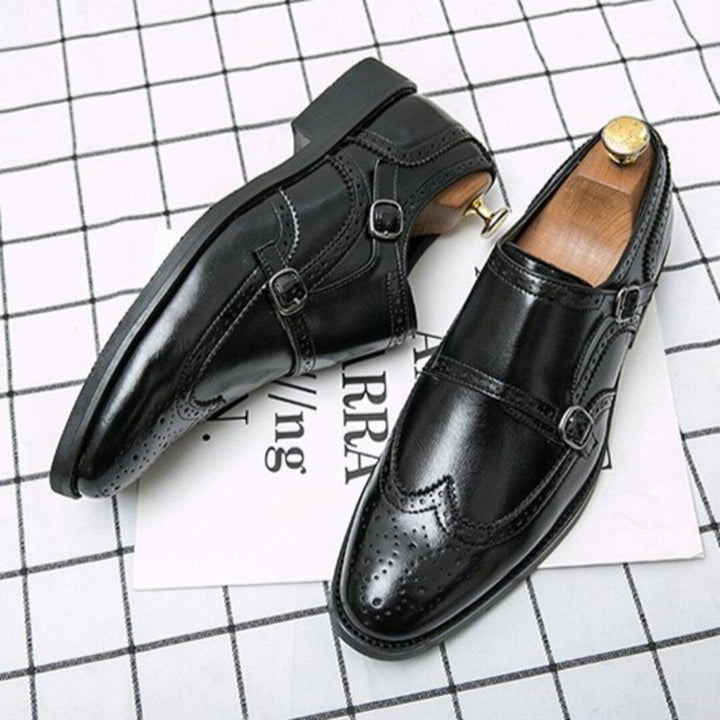 Scarpe Eleganti con Doppia Cinghia