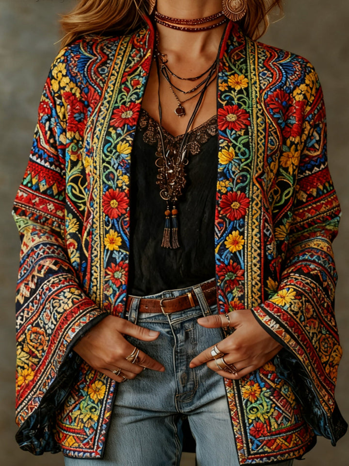 Darcy | Kimono Cardigan Ricamato Boho