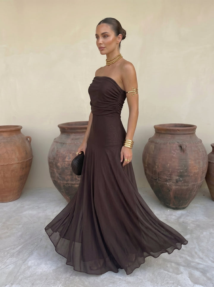 Abito Elegante Simba in Tulle di Seta - Maison Claire e Sylvie
