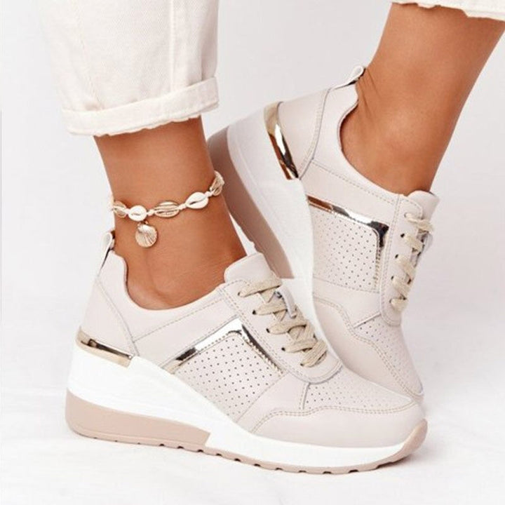 Lorelei | Scarpe sportive di lusso con tacco in iuta