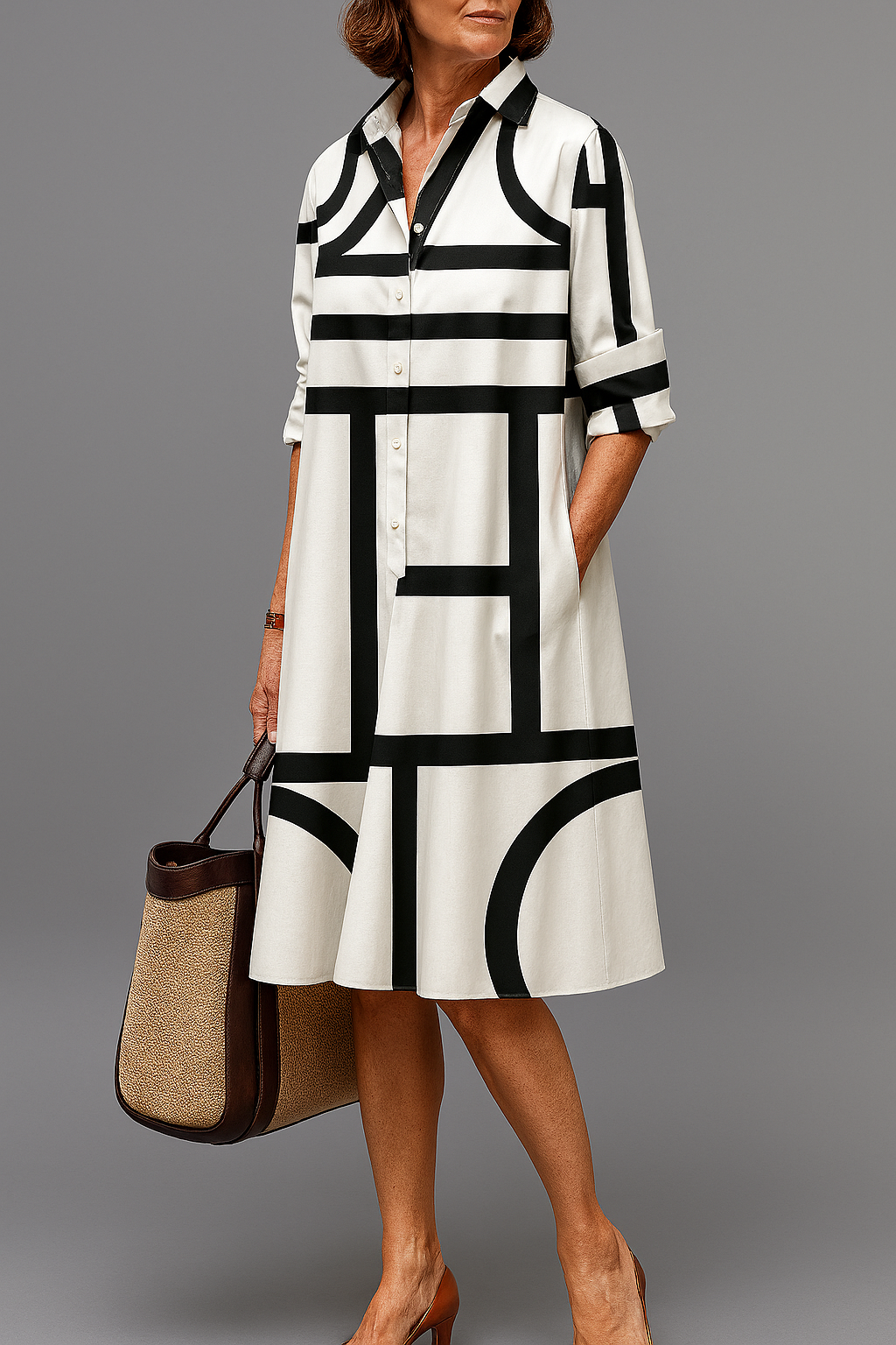 Elua | Abito midi raffinato ed elegante