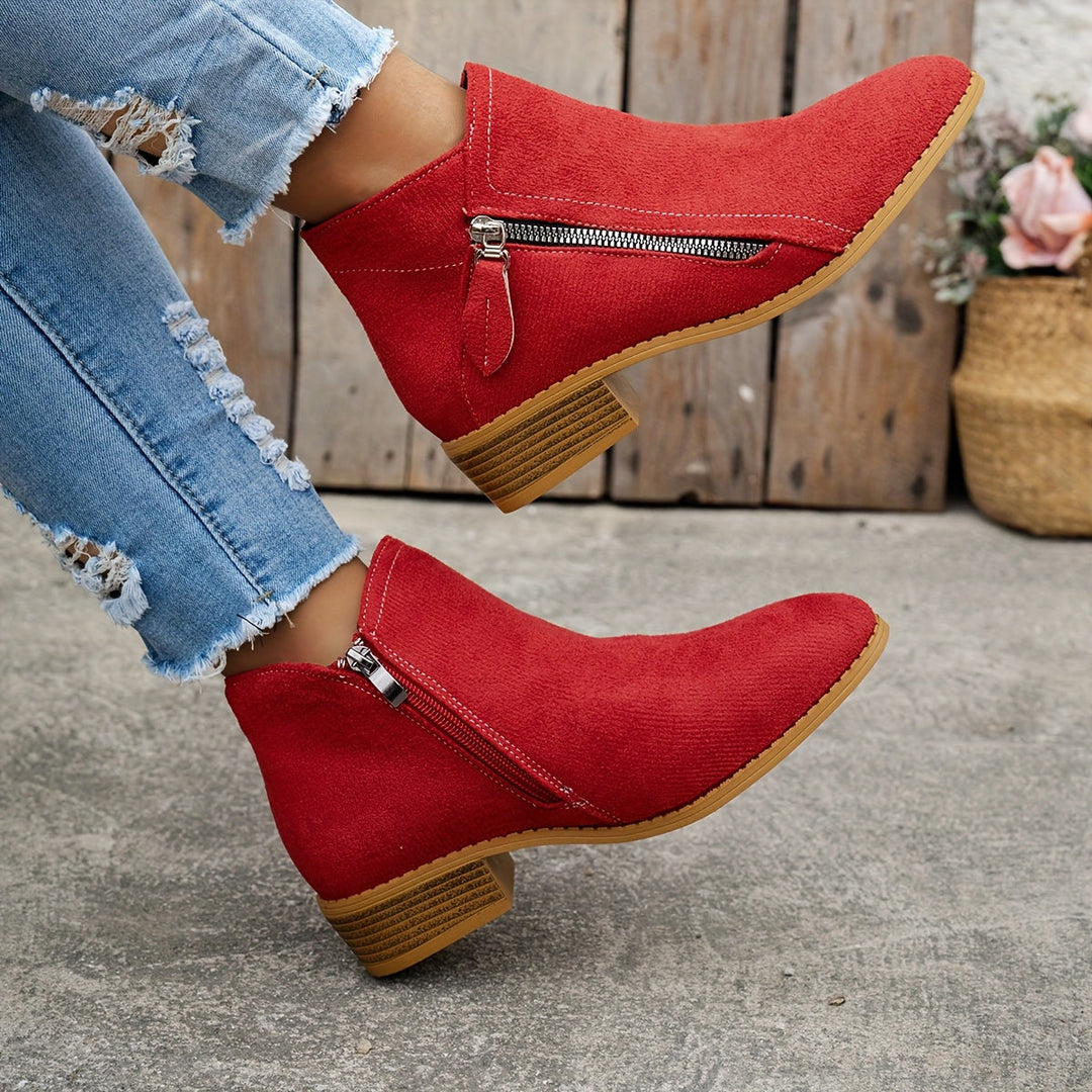 Amélia | Stivaletti eleganti con zip laterale