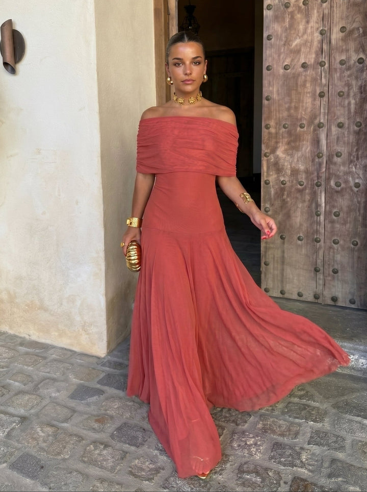 Abito Elegante Simba in Tulle di Seta - Maison Claire e Sylvie