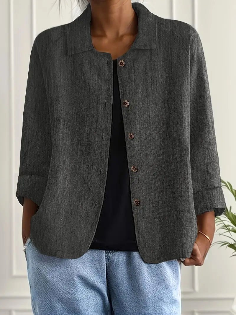 Deniz | Maglietta Leggera Classica a Maniche Lunghe da Donna