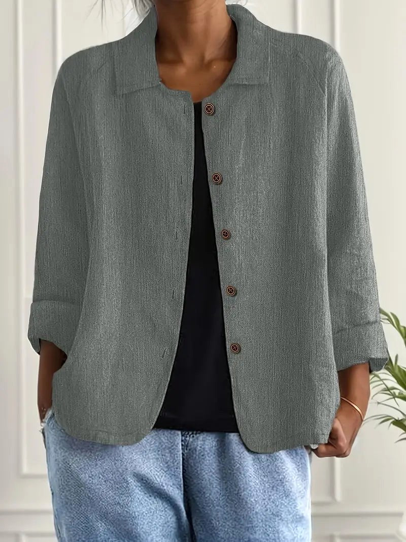 Deniz | Maglietta Leggera Classica a Maniche Lunghe da Donna