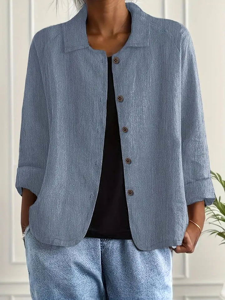 Deniz | Maglietta Leggera Classica a Maniche Lunghe da Donna