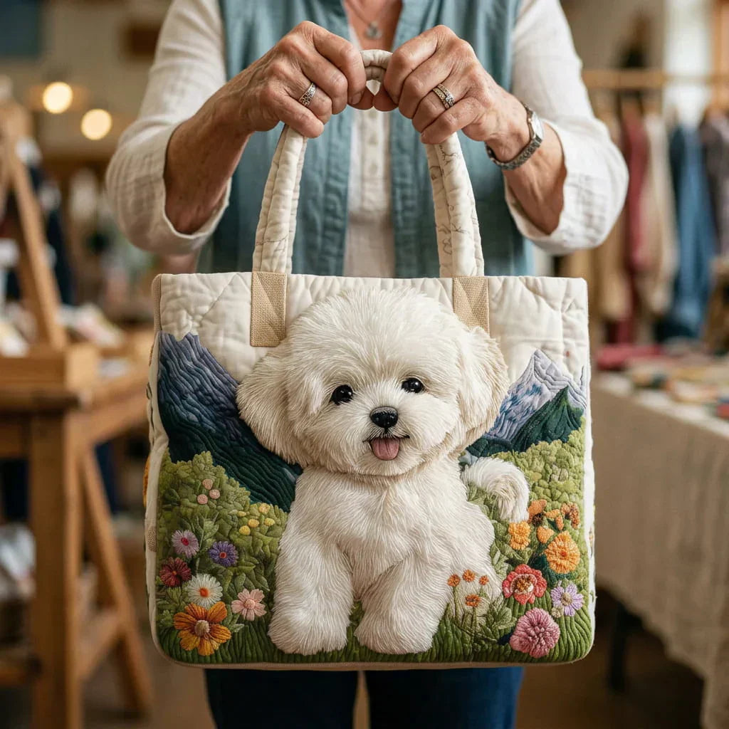 Sacca Artigianale Matelassé - Cane Incantevole