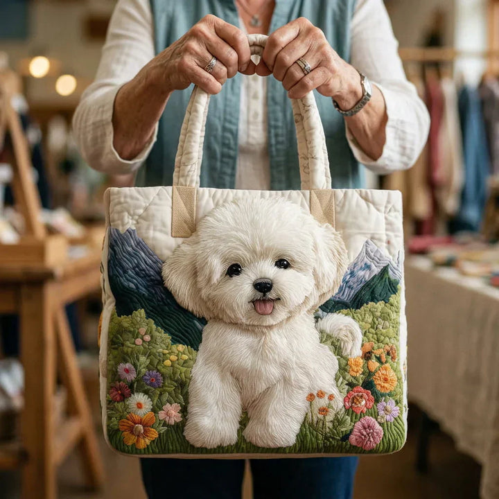 Sacca Artigianale Matelassé - Cane Incantevole