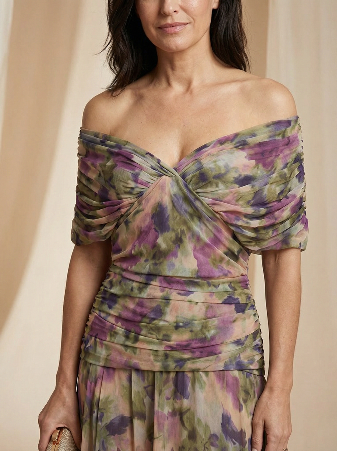 Abito Elegante in Seta Santana - Maison Claire e Sylvie
