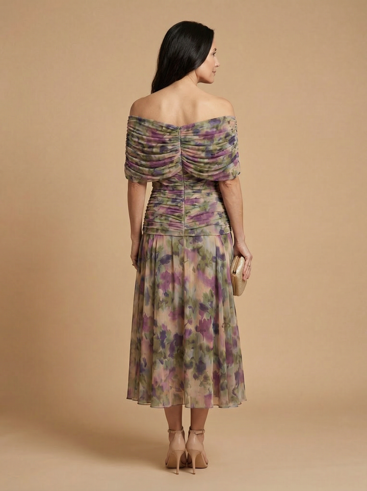 Abito Elegante in Seta Santana - Maison Claire e Sylvie
