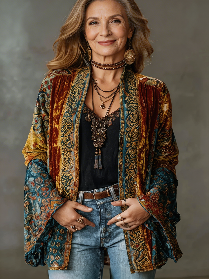 Darcy | Kimono Cardigan Ricamato Boho
