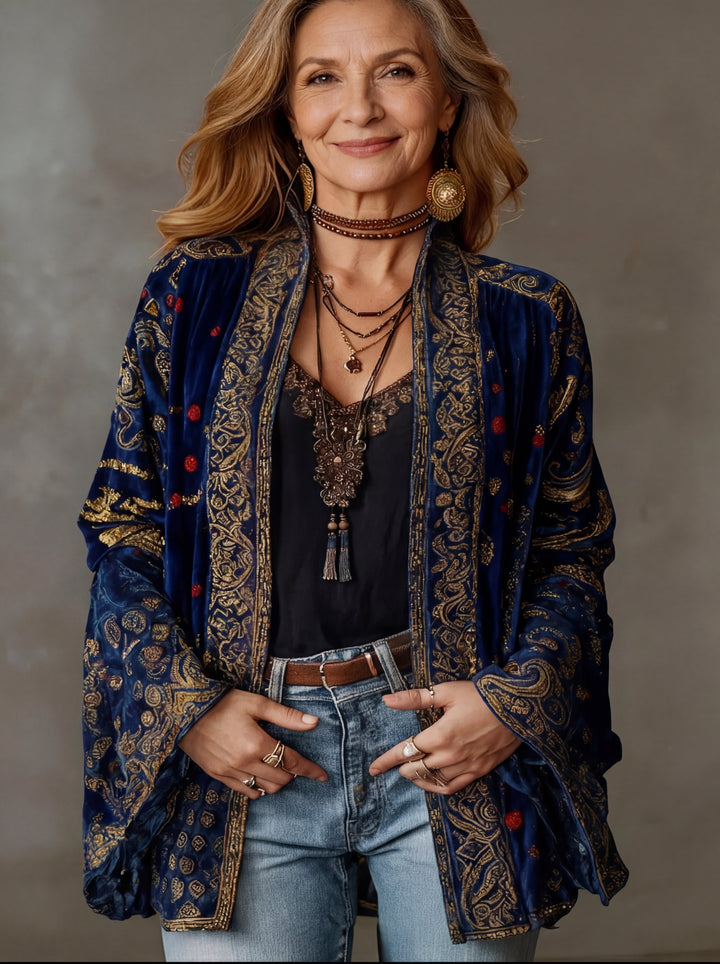 Darcy | Kimono Cardigan Ricamato Boho
