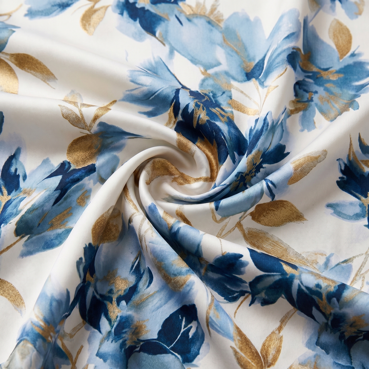 Denise™ | Abito midi floreale a portafoglio
