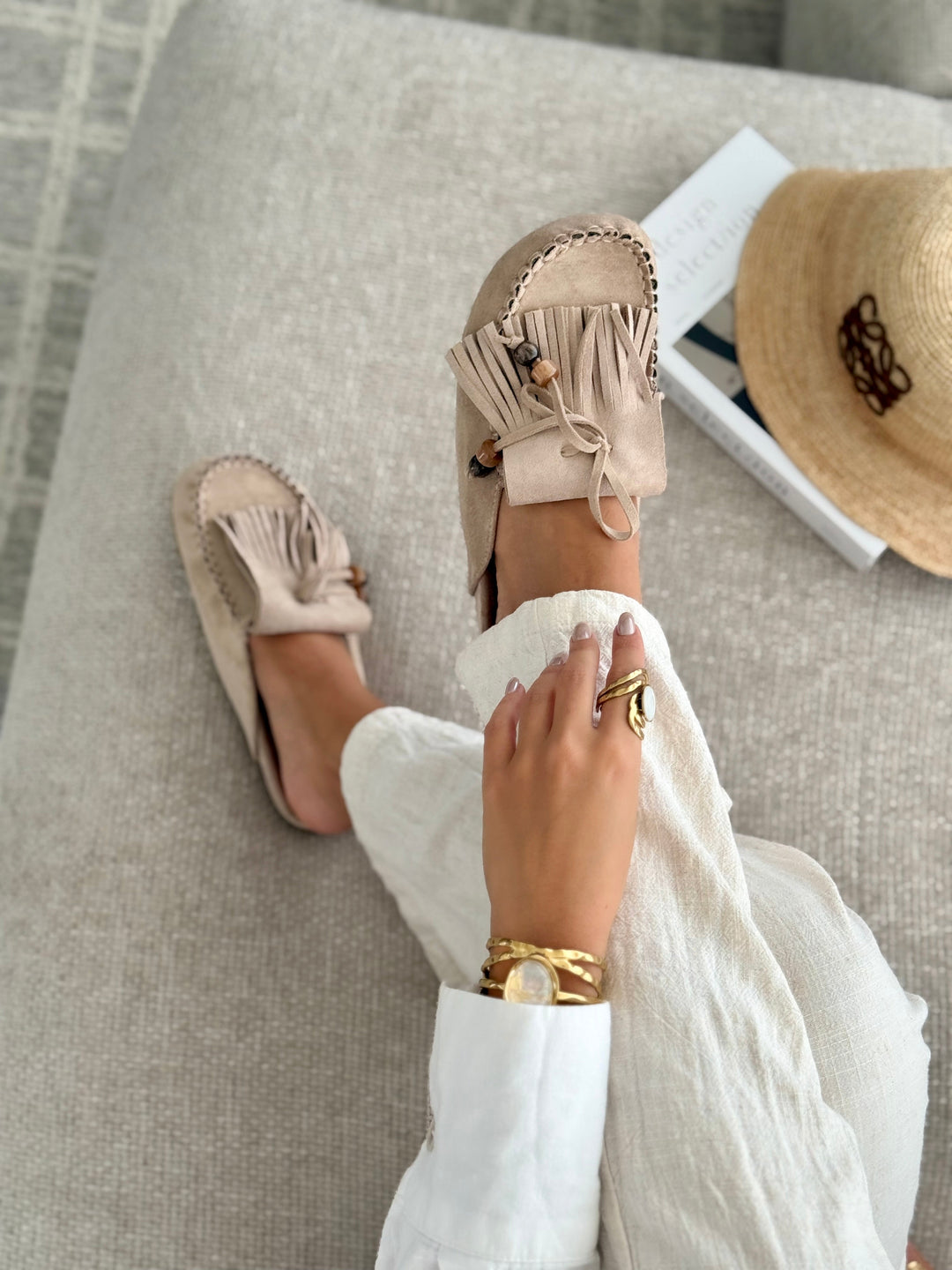 Mule « SABRINA » TAUPE