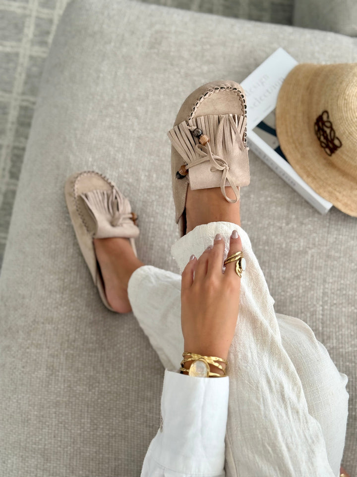 Mule « SABRINA » TAUPE