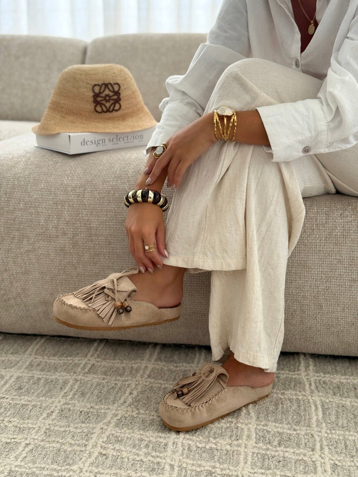 Mule « SABRINA » TAUPE