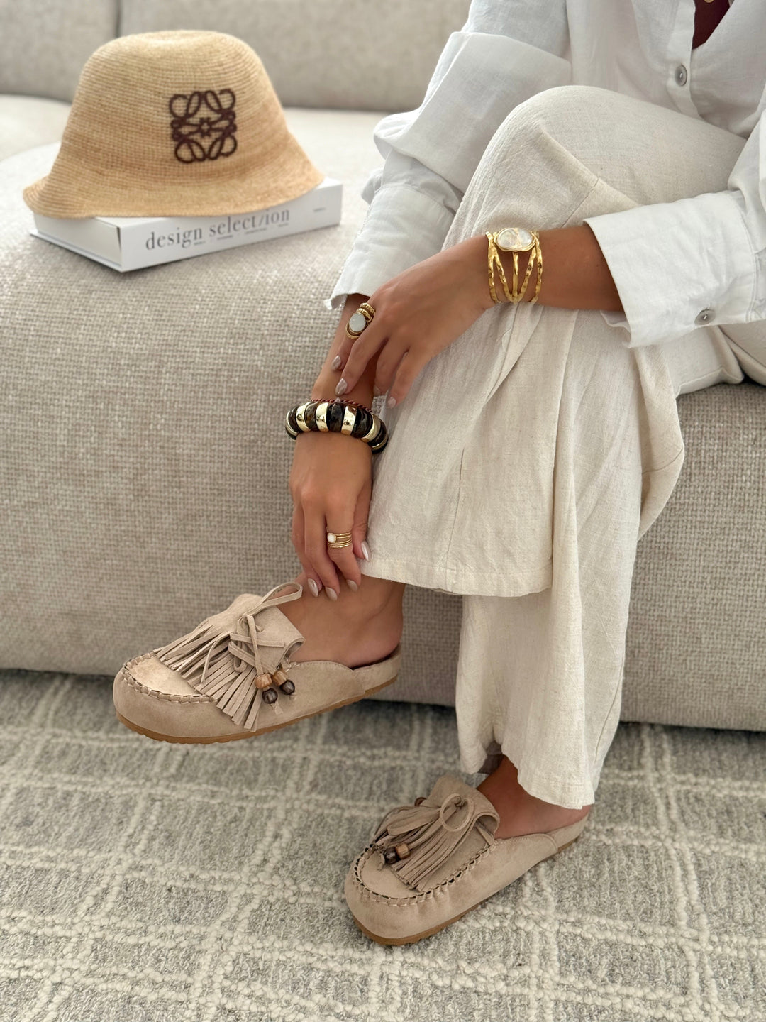 Mule « SABRINA » TAUPE