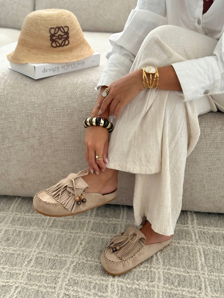 Mule « SABRINA » TAUPE