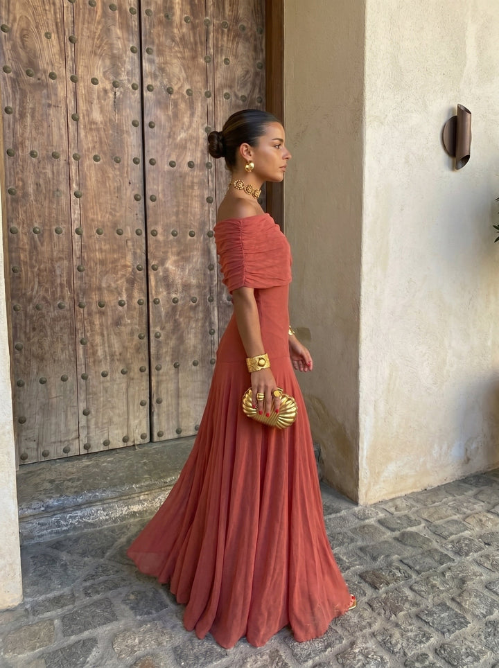 Abito Elegante Simba in Tulle di Seta - Maison Claire e Sylvie