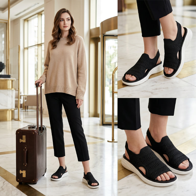 Anne™ | Sandali con piattaforma, in materiale traspirante per donne