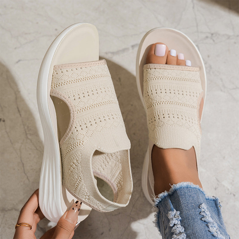 Anne™ | Sandali con piattaforma, in materiale traspirante per donne