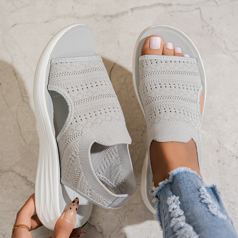 Anne™ | Sandali con piattaforma, in materiale traspirante per donne