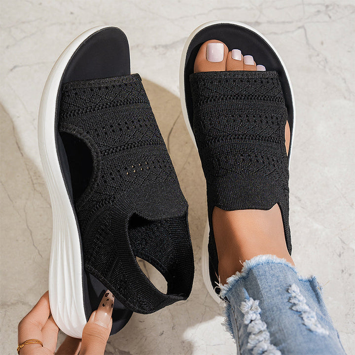 Anne™ | Sandali con piattaforma, in materiale traspirante per donne